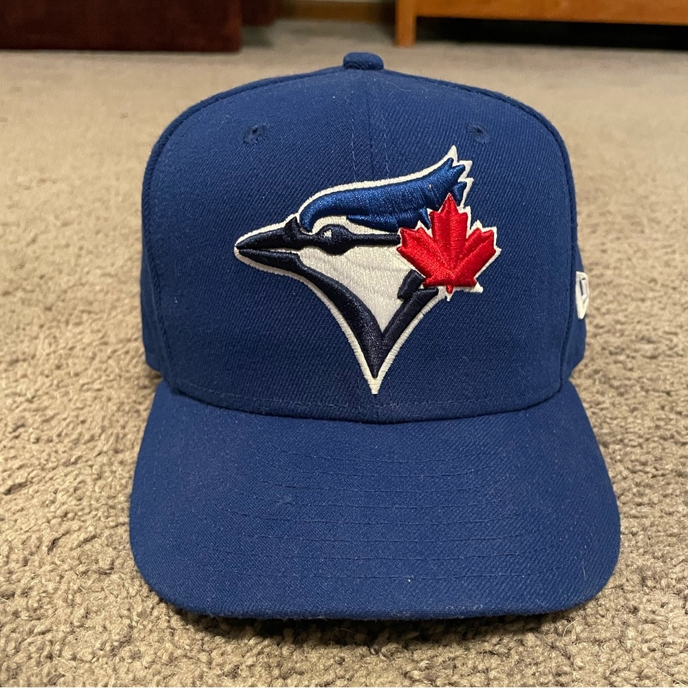 Size 7 New Era Toronto Blue Jays Fitted Official On Field Hat